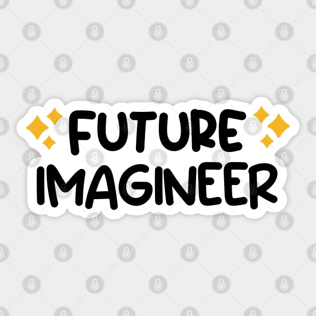 Future imagineer Sticker by Hundred Acre Woods Designs